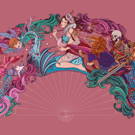 Веер. Василиса и Кощей