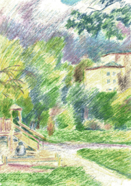 Детская площадка перед грозой