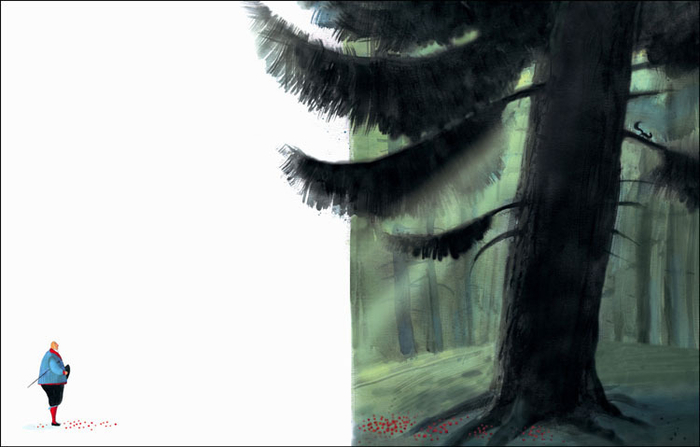 Иллюстрация к сказке В. Гауфа "Холодное сердце"