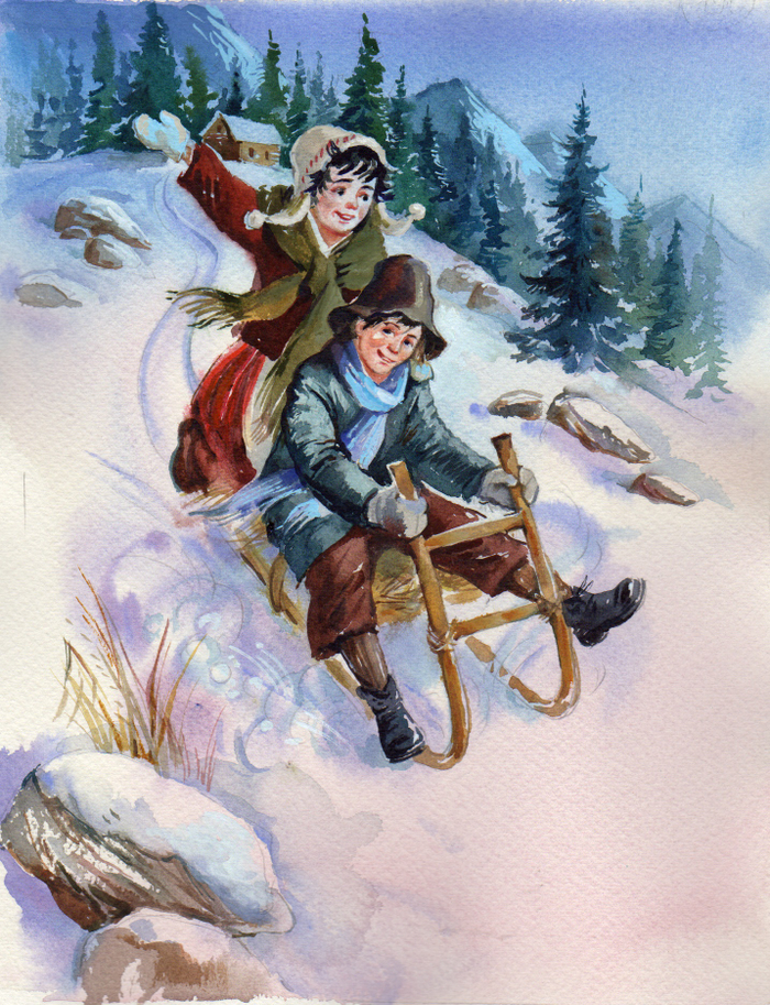 Хайди. Вниз , домой