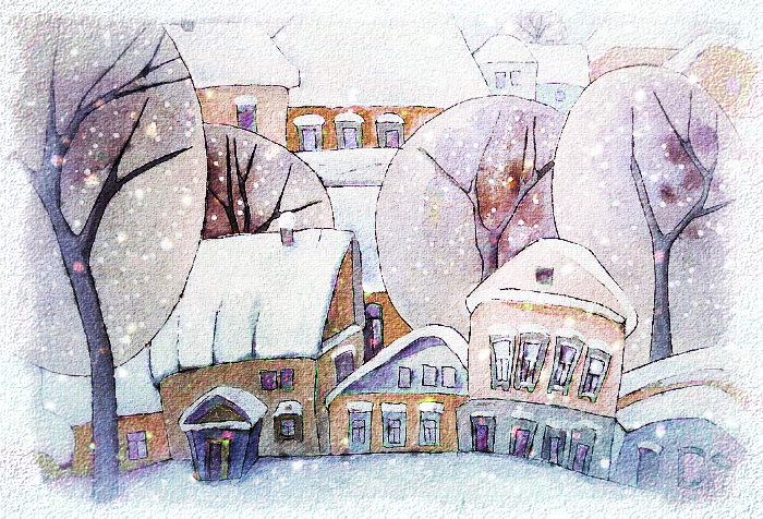"Зимняя акварелька"