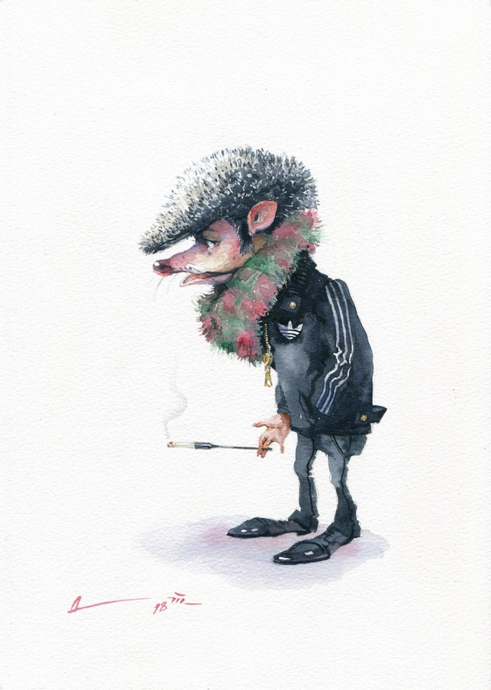 "Ёжики 80-х". ("Hedgehogs of 80s")