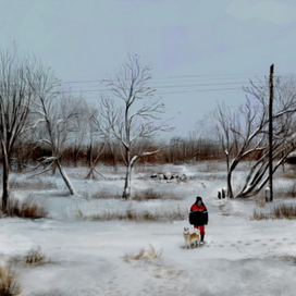 Pastoral landscape