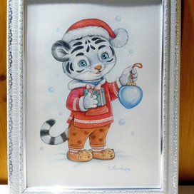 Белый тиренок