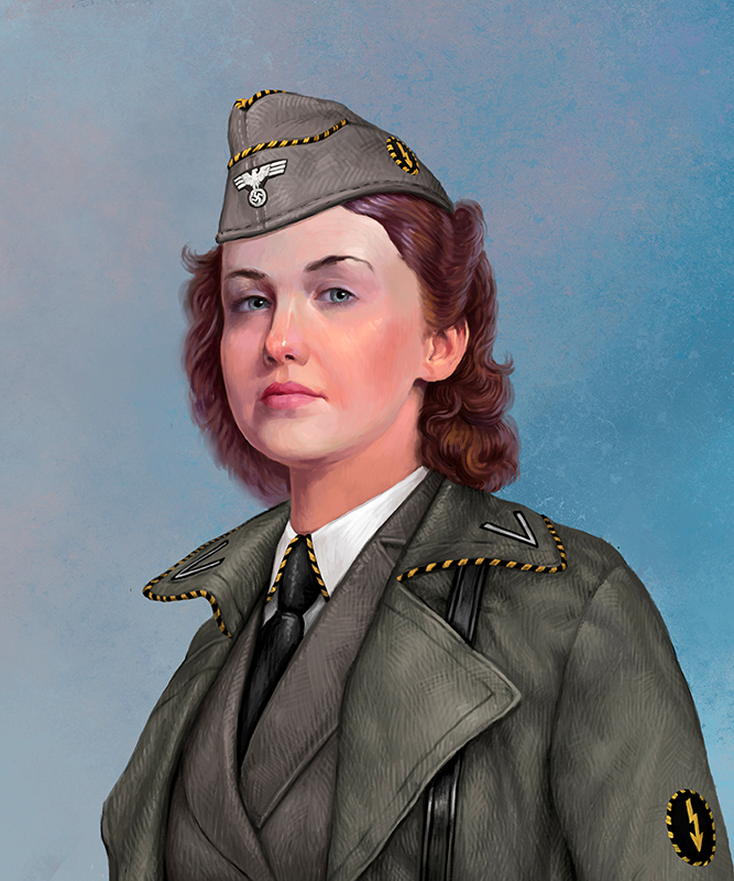 Фрагмент работы "Blitzmädel"