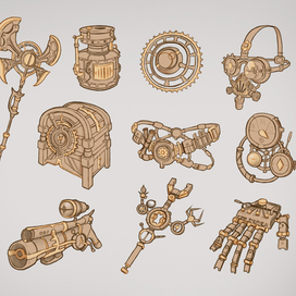 Концепт Арт в стиле Стим-Панк