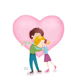 Открытка День Святого Валентина