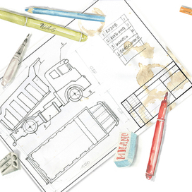 Иллюстрация для книги "Самосвал для Феди" Зиминой Ольги