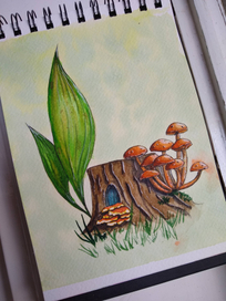 Грибные домики