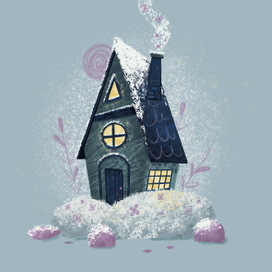 Зимний домик