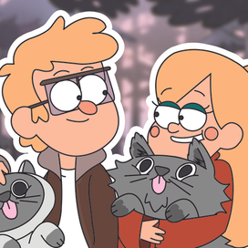 гравити фолс открытка