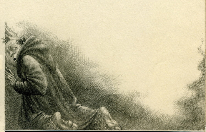 ДЖОН РОНАЛЬД РУЭЛ ТОЛКИН "ХОББИТ" ИЛЛЮСТРАЦИЯ.