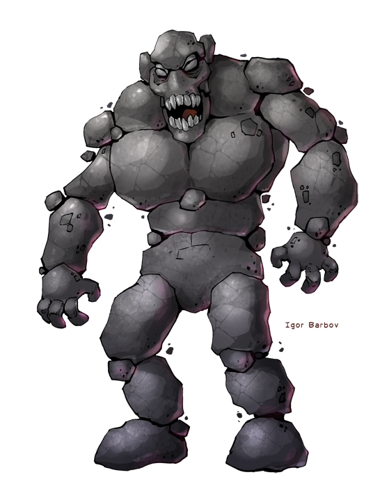 Каменное чудовище