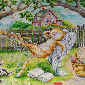 Летние приключения кошачьего ангела