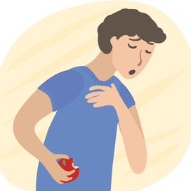 Поперхнулся