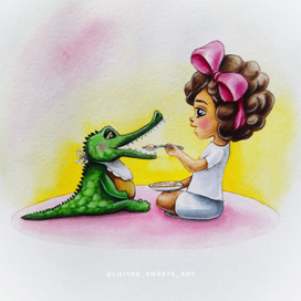 Для конкурса мой любимый крокодил