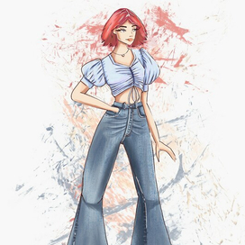 Fashion иллюстрация 