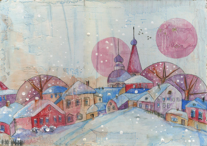 "Зима в маленьком городе"