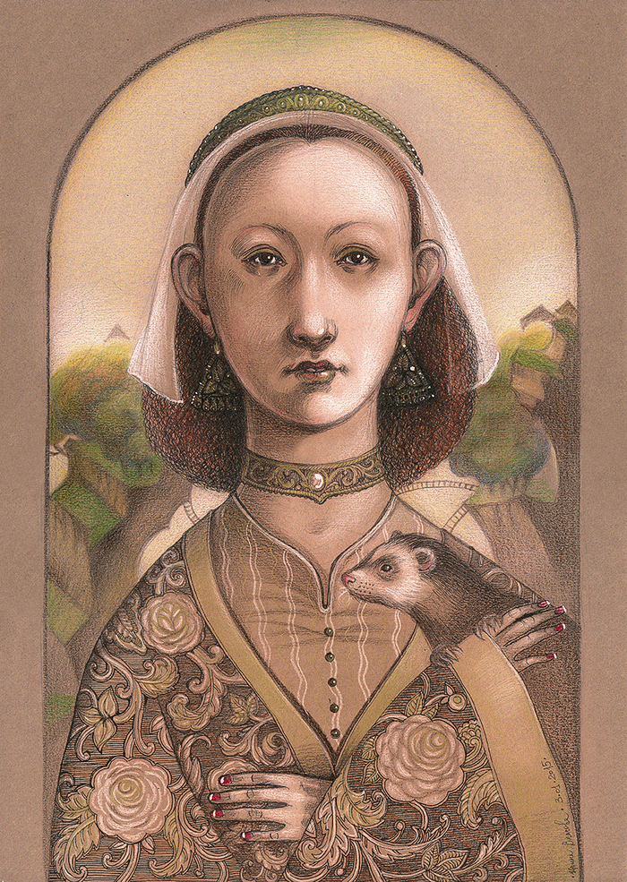 Дама с хорьком