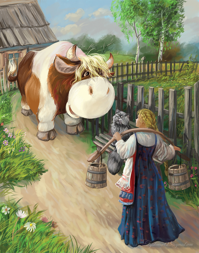 Иллюстрация к сказке Т. Эдел “ Приключения кота Батона”