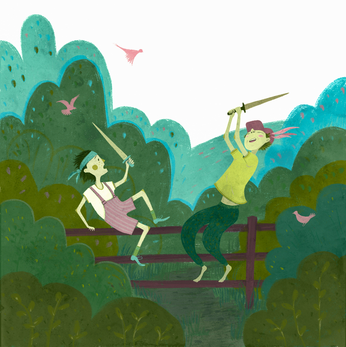 Поединок на заборе