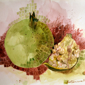 Гранатовый фон