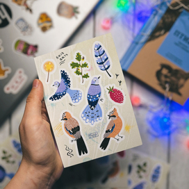 Стикеры Сойка