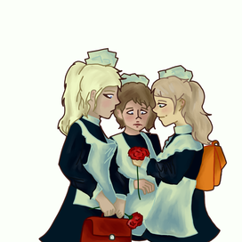 Школьницы из СССР