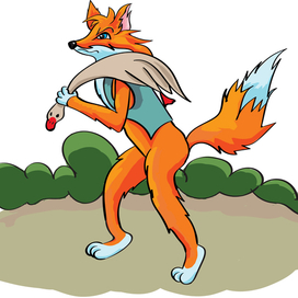 Иллюстрация к сказке "Потрясающий Мистер Лис"