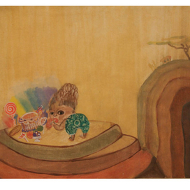 эскиз к стихотворению уолтера де ла мера "песня сна"