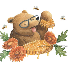 Медведь и сладкий мед