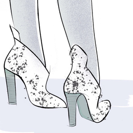 Grey heels