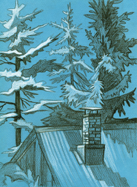 Снежный день