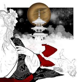 эскиз к арт-буку по книге Марики Становой"Рождение экзекутора"