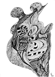 Графическая абстракция Карачевцевой Юли