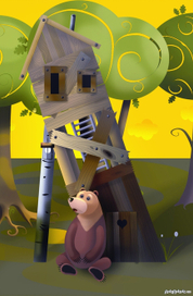 Грустный мишка