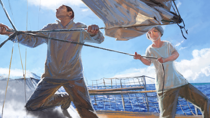 иллюстрация к фильму  " Один парень сказал" 