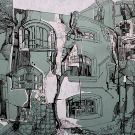 Двор на улице Достоевского