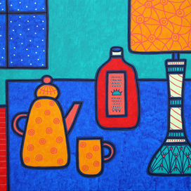 "Натюрморт с настольной лапмой"