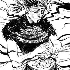 ориджинал фэнтэзи скетч3