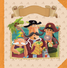 Новый год у пиратов. Обложка. Первый вариант.