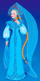 Снегурочка с рябинкой