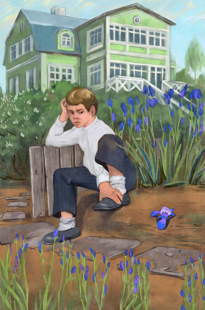 Илл. для издательства Эксмо книга Н. Г. Гарина-Михайловского "Детство Тёмы".