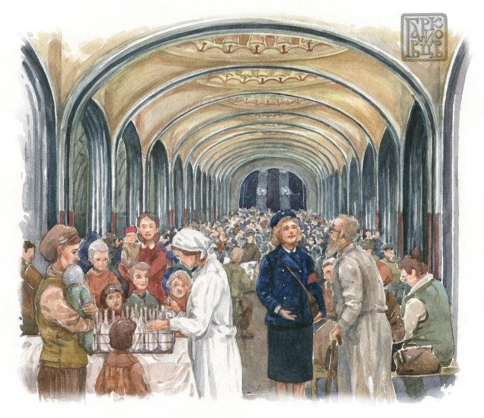 Московское метро в годы Великой Отечественной