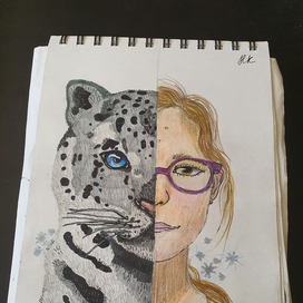 Мой деймон, деймон это магическое существо, которое характеризует человека ( как тотемное животное)