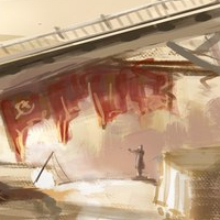 Эскиз "Развал Советского Союза"