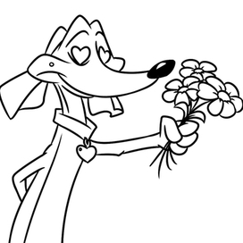 Влюбленная такса