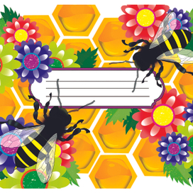 Этикетка для меда 