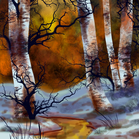 зимний пейзаж