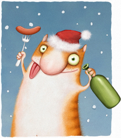 Новогодний кот